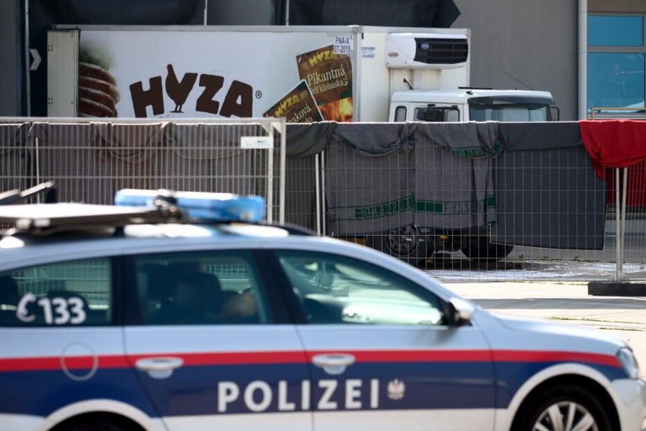 camião, Áustria, migrantes