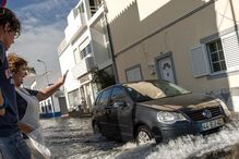 Mau tempo, inundações, Marés vivas, Santa Luzia, chuva, Viseu, Tavira, ria Formosa, ria, marés, granizo