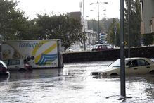 Mau tempo, inundações, Marés vivas, Santa Luzia, chuva, Viseu, Tavira, ria Formosa, ria, marés, granizo