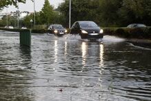 Mau tempo, inundações, Marés vivas, Santa Luzia, chuva, Viseu, Tavira, ria Formosa, ria, marés, granizo