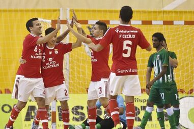 Futsal, campeonato, Benfica, Rio Ave, Ré, Alan Brandi, Joel Rocha, desporto