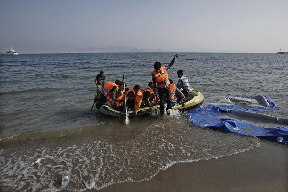 Refugees, Greece, Sea