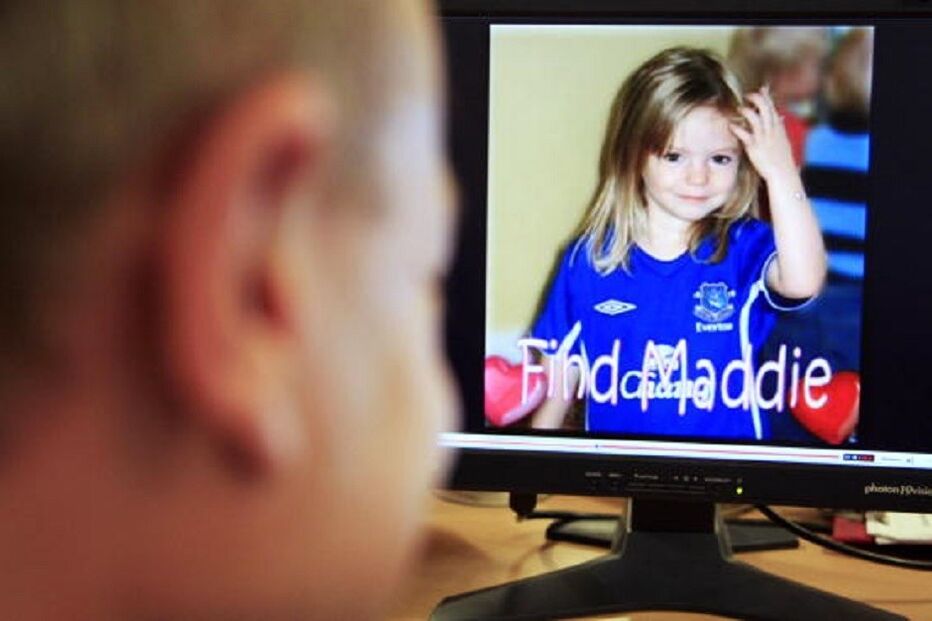 Maddie McCann, criança desaparecida, desaparecimento