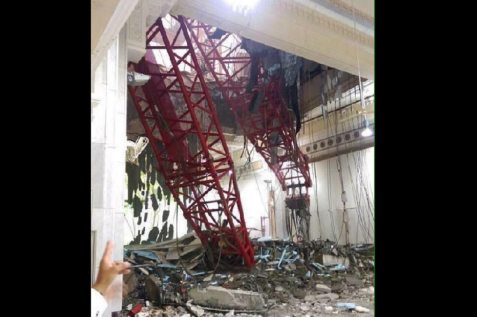 Meca, tragédia, mesquita, grua