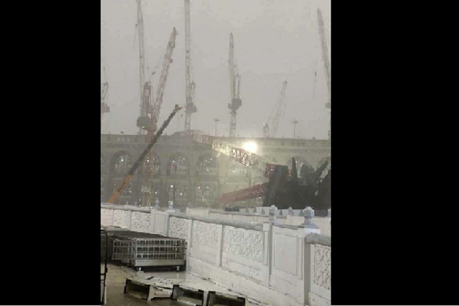 Meca, tragédia, mesquita, grua