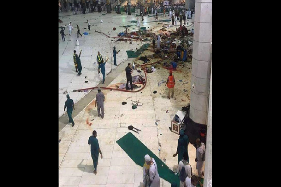 Meca, tragédia, mesquita, grua