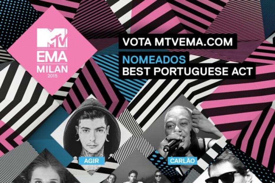 mtv, prémios, nomeados, Agir, Carlão, Carolina Deslandes, D.A.M.A, Rochie Campbell, Best Portugueses Act