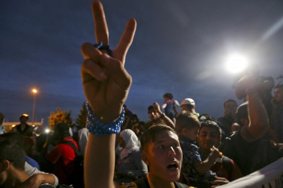 Eslovénia, refugiados, crise, gás lacrimogéneo, migrações, distúrbios, guerras e conflitos, manifestação, política