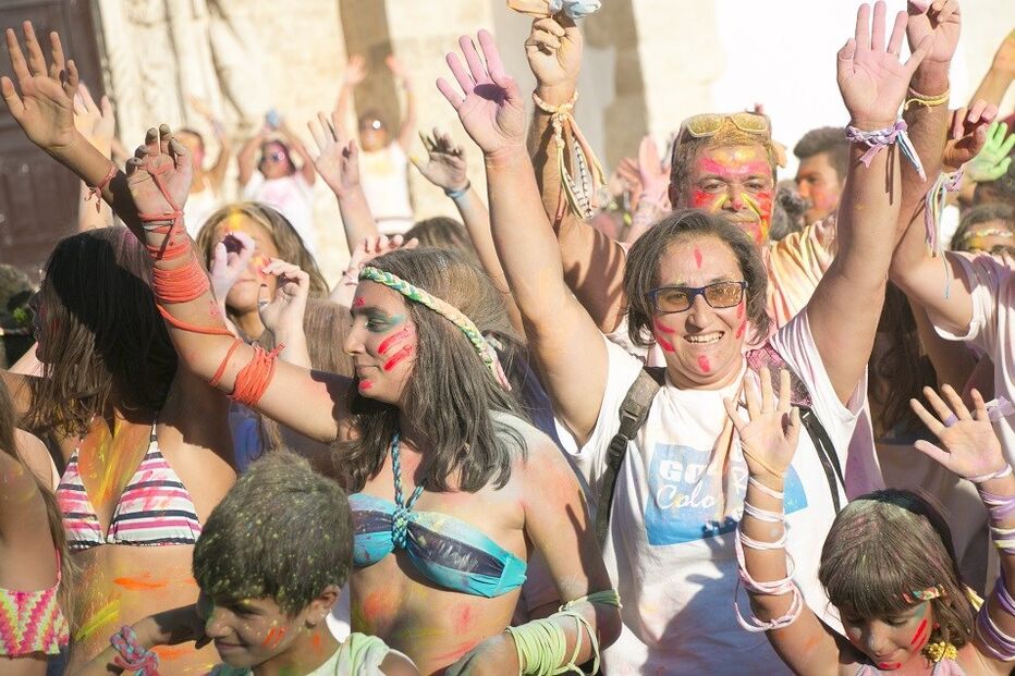 color run golegã, eu repórter