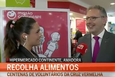 Cruz Vermelha recolhe alimentos