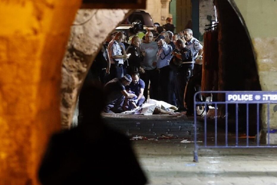 Israel, Cidade Velha de Jerusalém, ataque, mortes, distúrbios, guerras e conflitos