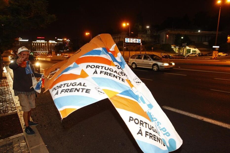 fotos, noite, eleitoral, legislativas, eleições, António Costa, Passos Coelho, Paulo Portas