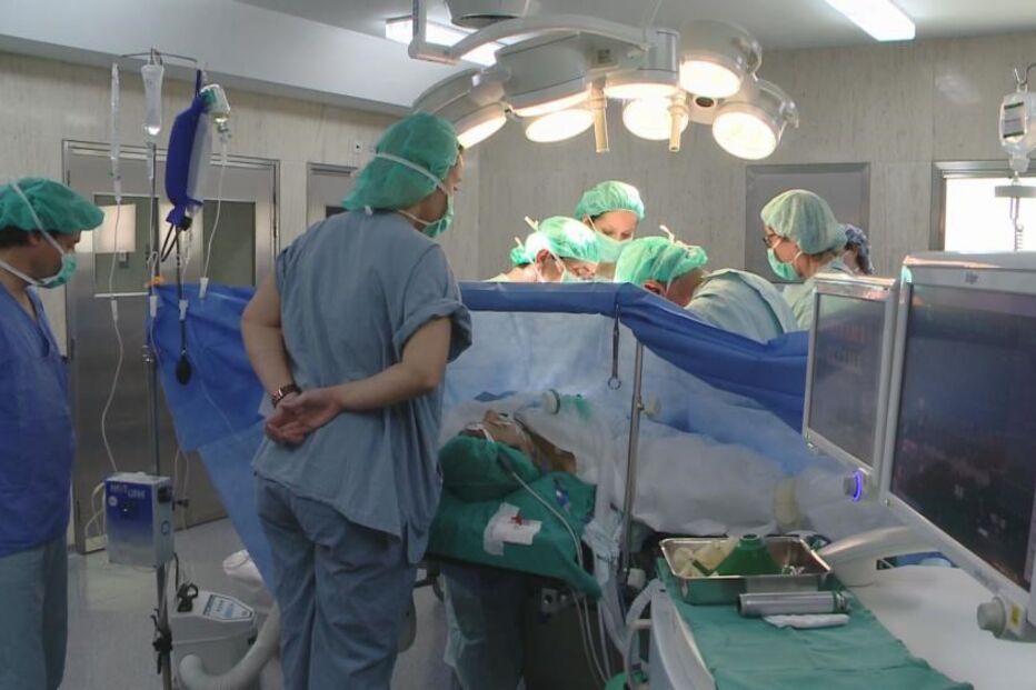 Operação, hospital