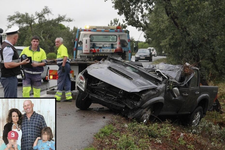 Paulo fresco, Rosane Silva, despiste, acidente, Marateca, Palmela