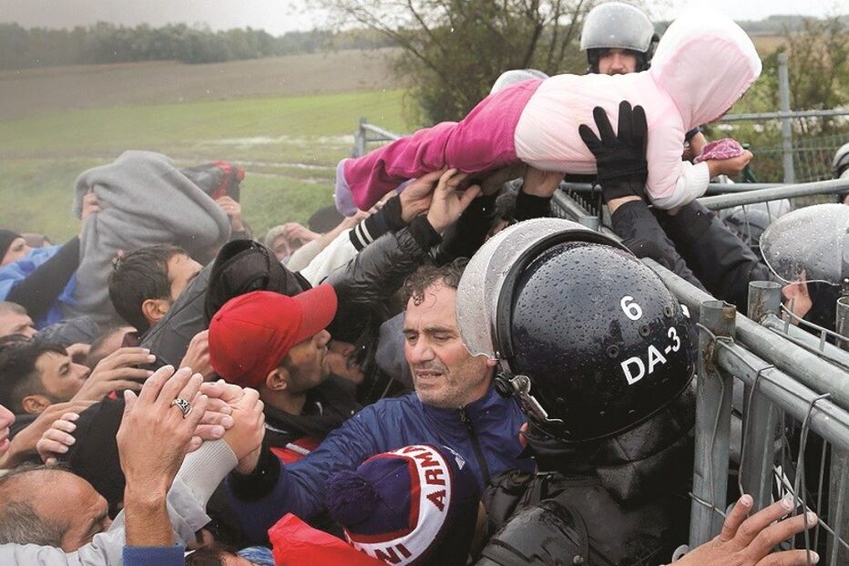 Balcãs, porta, refugiados, pessoas, Croácia, Eslovénia, Sérvia, migrantes