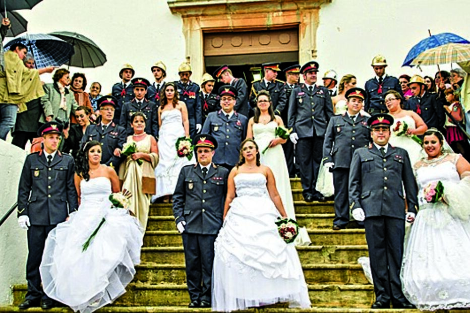 bombeiros, alianças, São Pedro, matrimónio, corporação, Aljustrel
