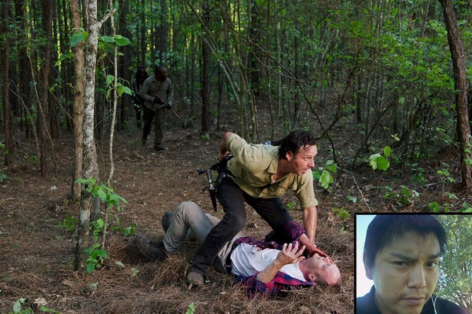 Zombie, séries, The Walking Dead, Damon Perry, norte-americano, EUA, Estados Unidos, agressões, Grants, Novo México, Christopher Paquin