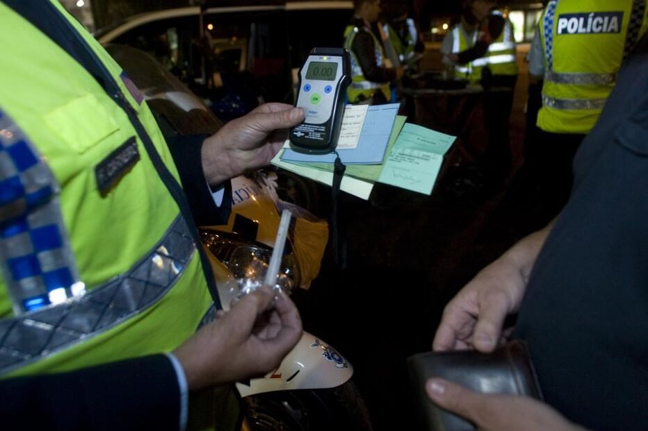 PSP, fiscalização, álcool