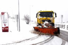 estrada, Serra da Estrela, limpa-neves