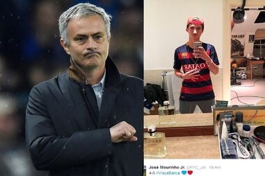 Barcelona, Madrid, José Mourinho, filho, Messi, Cristiano Ronaldo