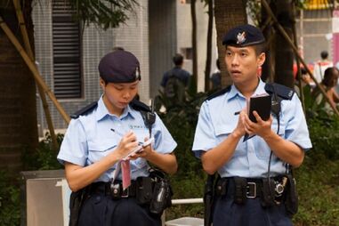 Hong Kong, polícia