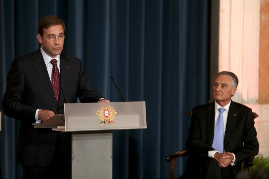 Passos Coelho e Cavaco Silva