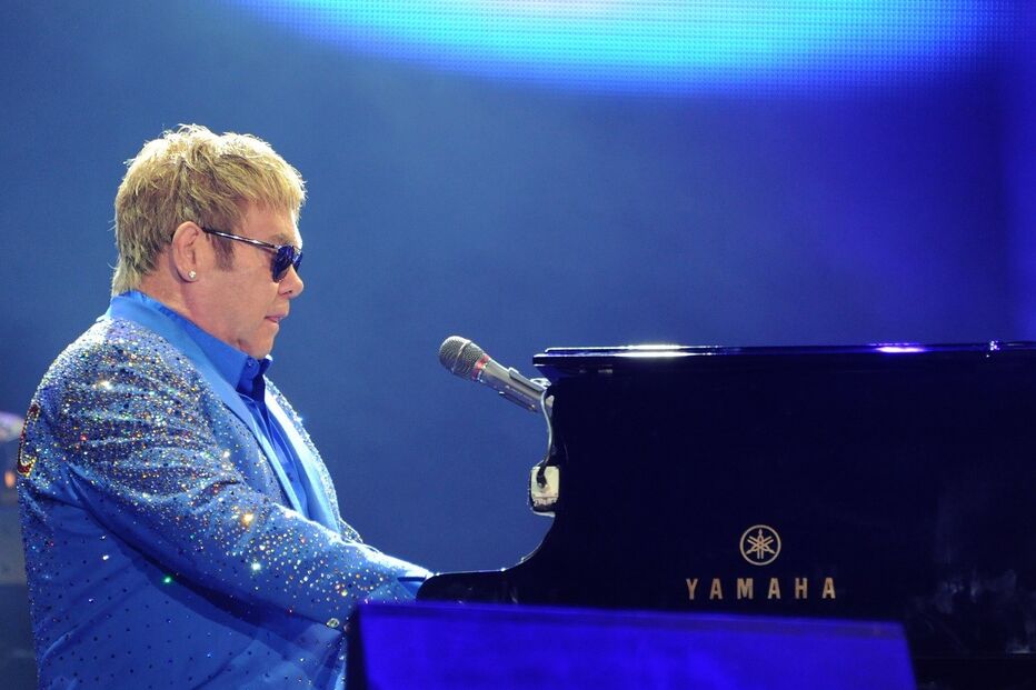 Elton John, concerto, atuação, piano, pianista