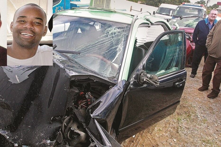 mortos, choque, táxi, Manuel Silva, Hugo Coimbra, Barreiro, acidente