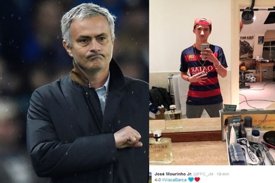 Barcelona, Madrid, José Mourinho, filho, Messi, Cristiano Ronaldo