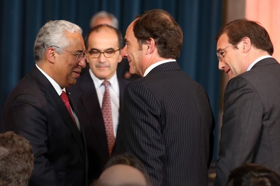 António Costa, Paulo Portas, Pedro Passos Coelho
