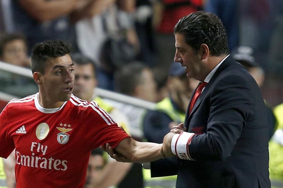 Gaitán, Rui Vitória, Benfica, águias, futebol