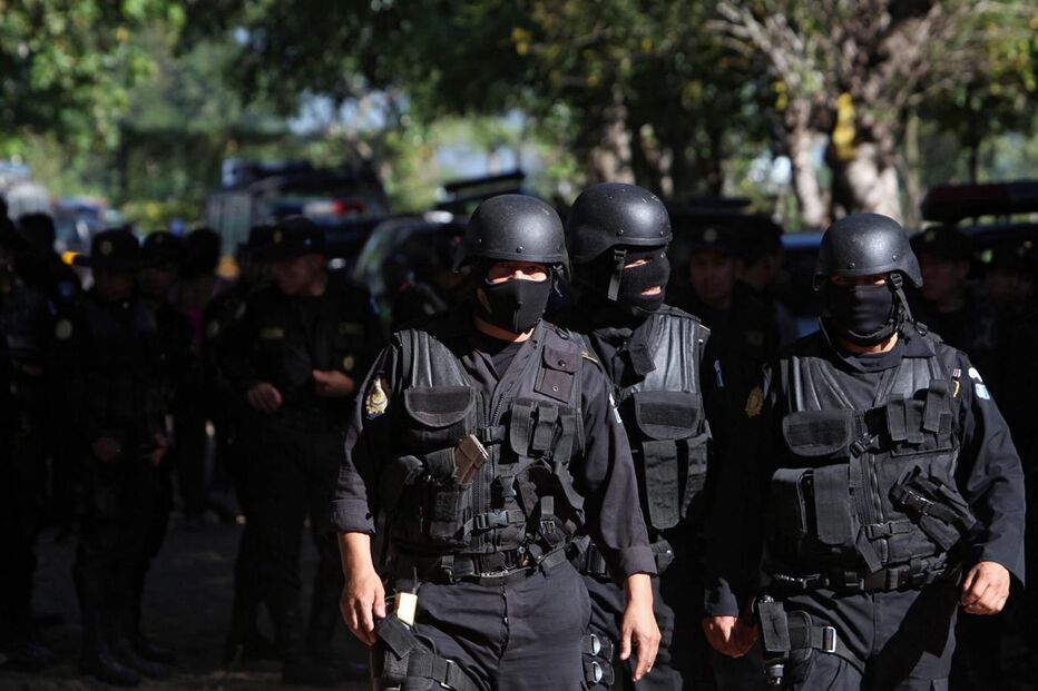 polícia de intervenção Guatemala
