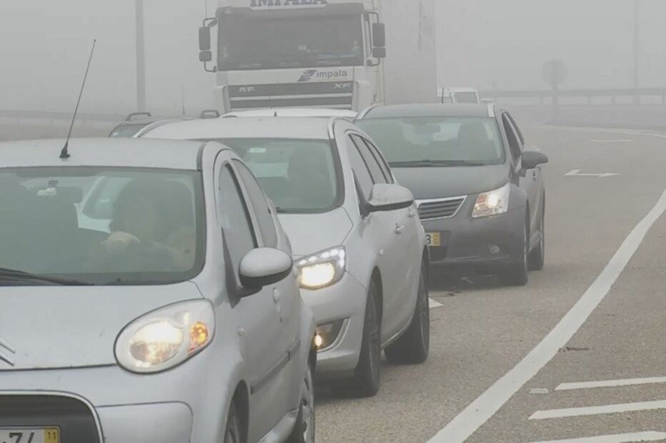 Acidente, ponte Vasco da Gama, ponte, trânsito, Setúbal, Lisboa, choque em cadeia, Pinhal Novo, Montijo