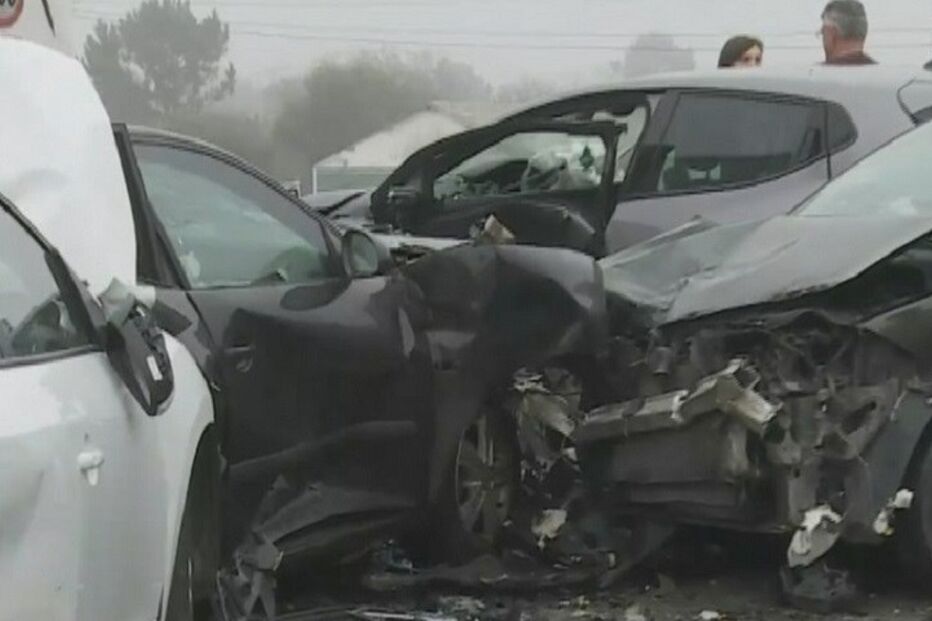 Acidente, ponte Vasco da Gama, ponte, trânsito, Setúbal, Lisboa, choque em cadeia, Pinhal Novo, Montijo