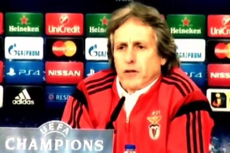 RTP, Jorge Jesus, vídeo viral, futebol, Benfica, Atlético de Madrid, Liga dos Campeões, Rui Vitória