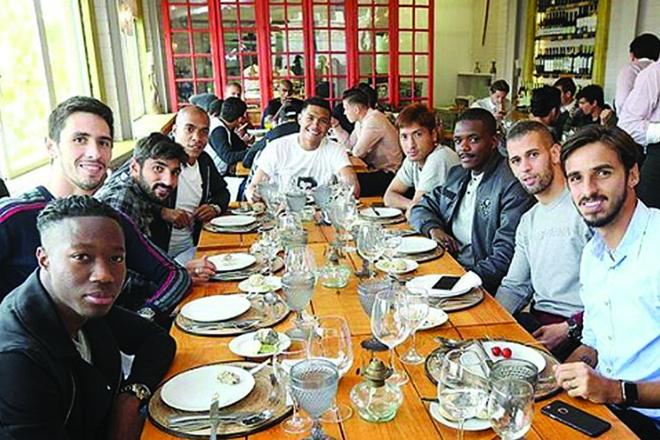 almoço, natal, carrilho, futebol, sporting