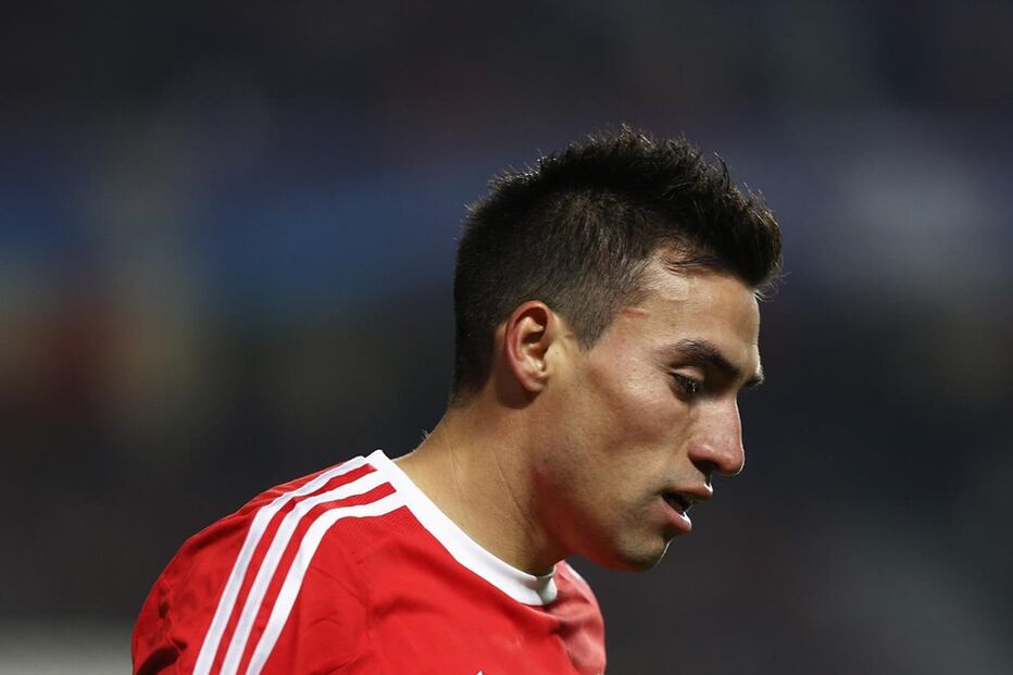 Nico Gaitán, Benfica, Vitória de Setúbal, Estádio do Bonfim, Rui Vitória, Nélson Semedo, Luisão, Salvio, futebol