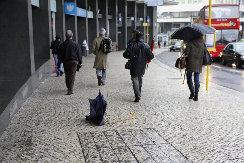 Chuva, Lisboa