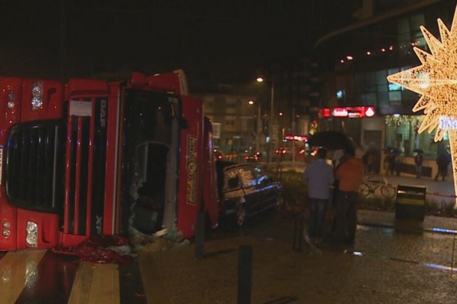 Trofa, acidente, camião, acidentes e desastres, GNR