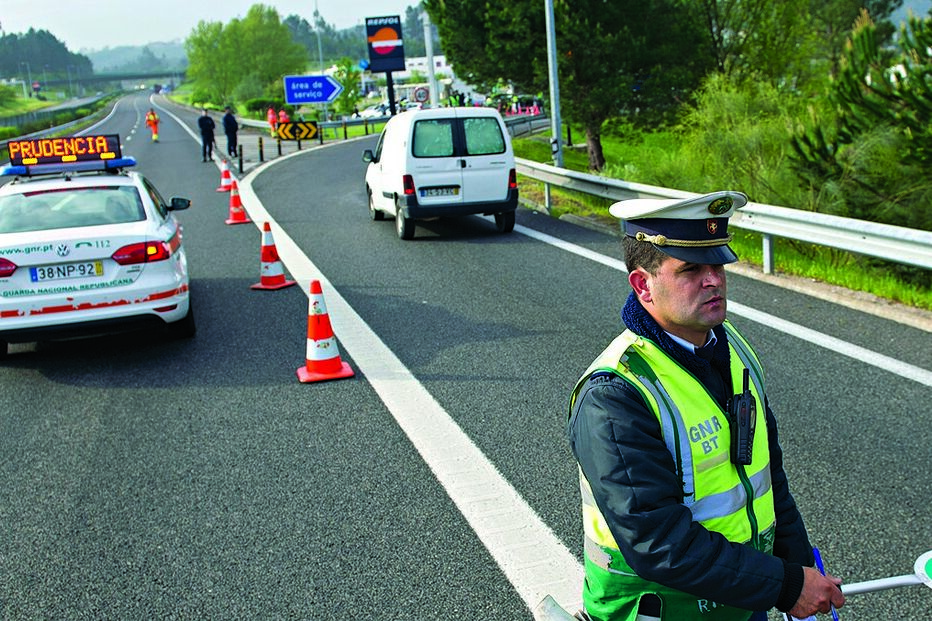 Polícia em força nas estradas  