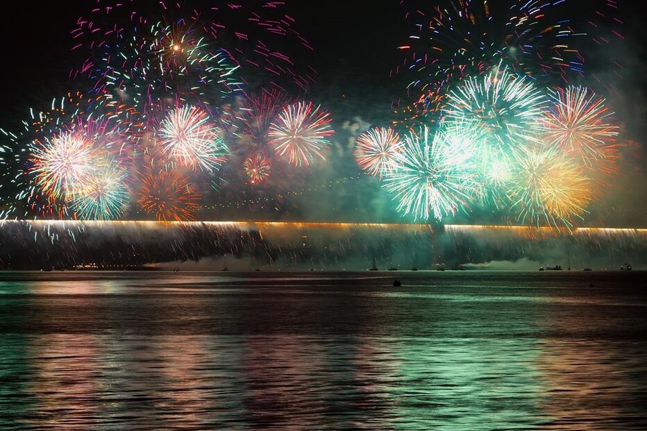 Praia de Mira, Passagem de ano, festa