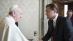 Papa recebeu Leonardo DiCaprio