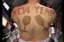 Calend-hair, calendário solidário, Mike Wolfe, pelos das costas