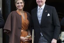 Rainha Máxima e o rei Guilherme Alexandre