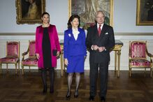 princesa, Victoria da Suécia, rainha Sílvia da Suécia, rei Carlos XVI Gustavo da Suécia