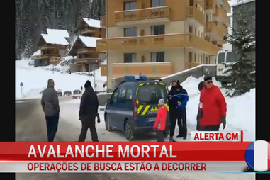 Avalanche em França faz vários mortos 