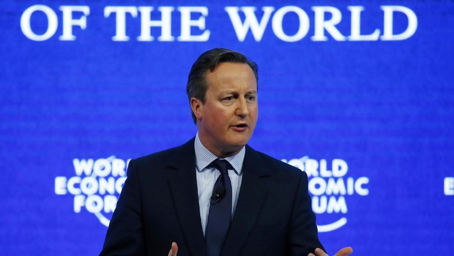 Cameron falava durante o Fórum Económico Mundial de Davos
