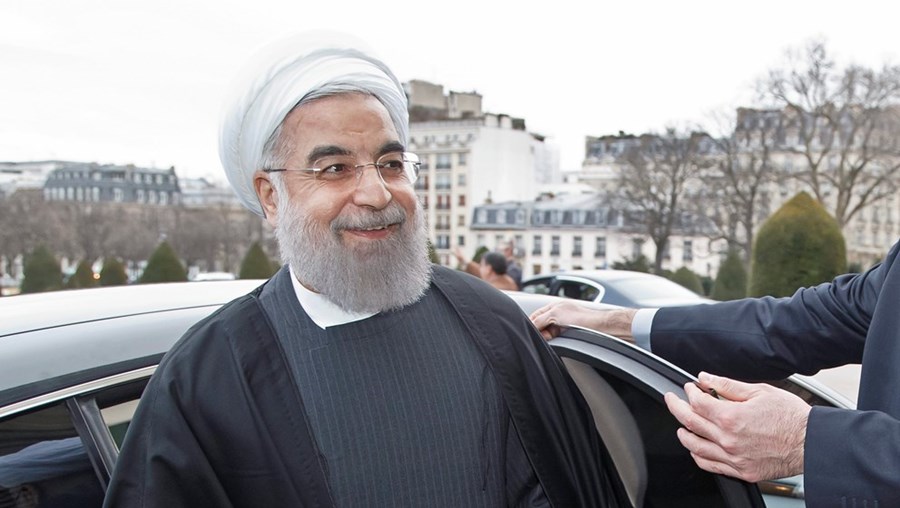 O Presidente iraniano Hassan Rouhani visitou Roma e Paris