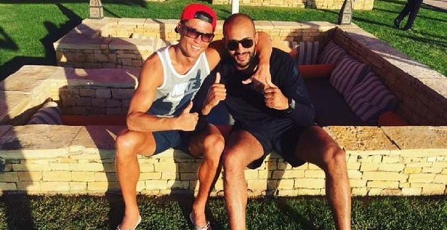 Cristiano Ronaldo em Marrocos com Badr Hari