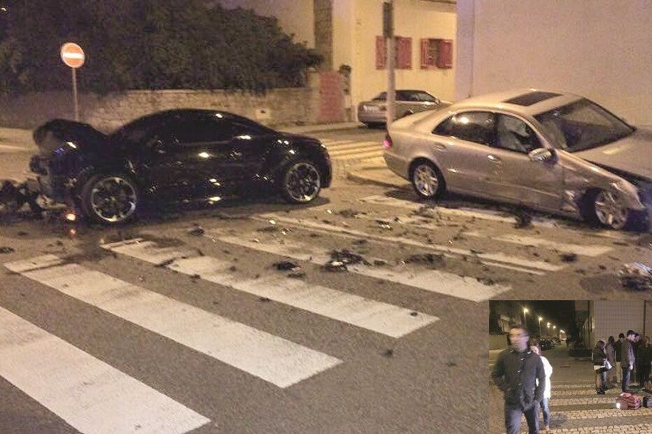 filho, acidente, chinês, choque violento, condutora, ferimentos, 